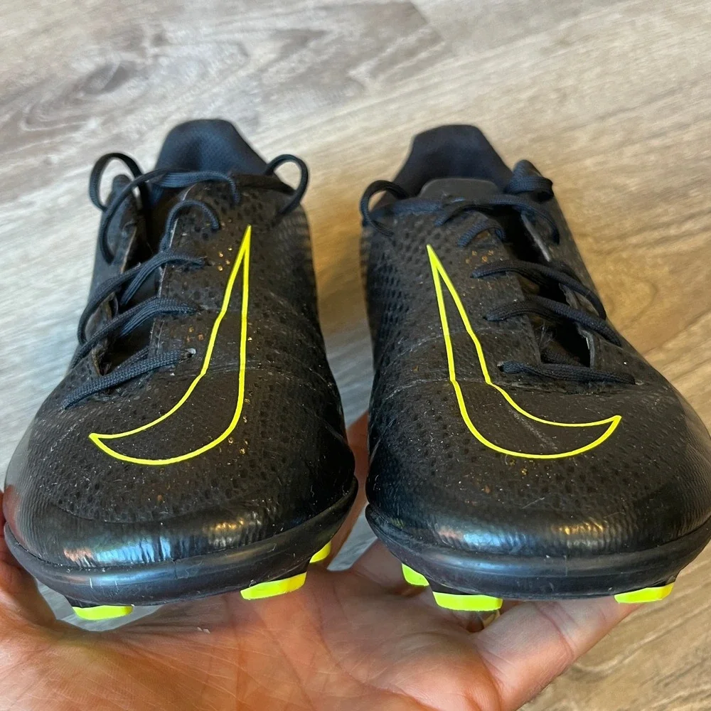 Nike Phantom GT Club FG MG Black Yellow Youth 6 Women 7.5 UK 5.5 EU 38.5‎